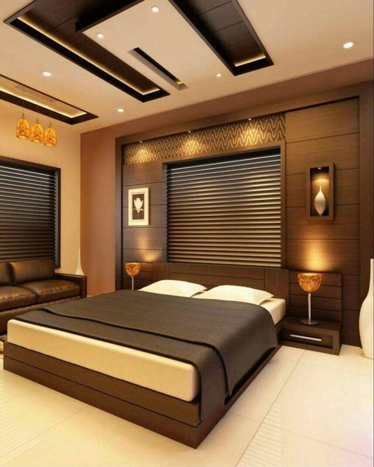 Ceiling, Furniture, Lighting, Storage, Bedroom Designs by Contractor SAM Interior, Delhi | Kolo