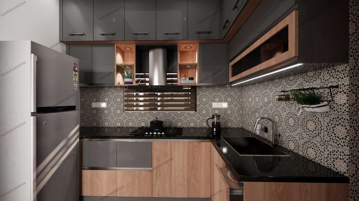 Kitchen, Storage Designs by Interior Designer kerala Home interior, Ernakulam | Kolo