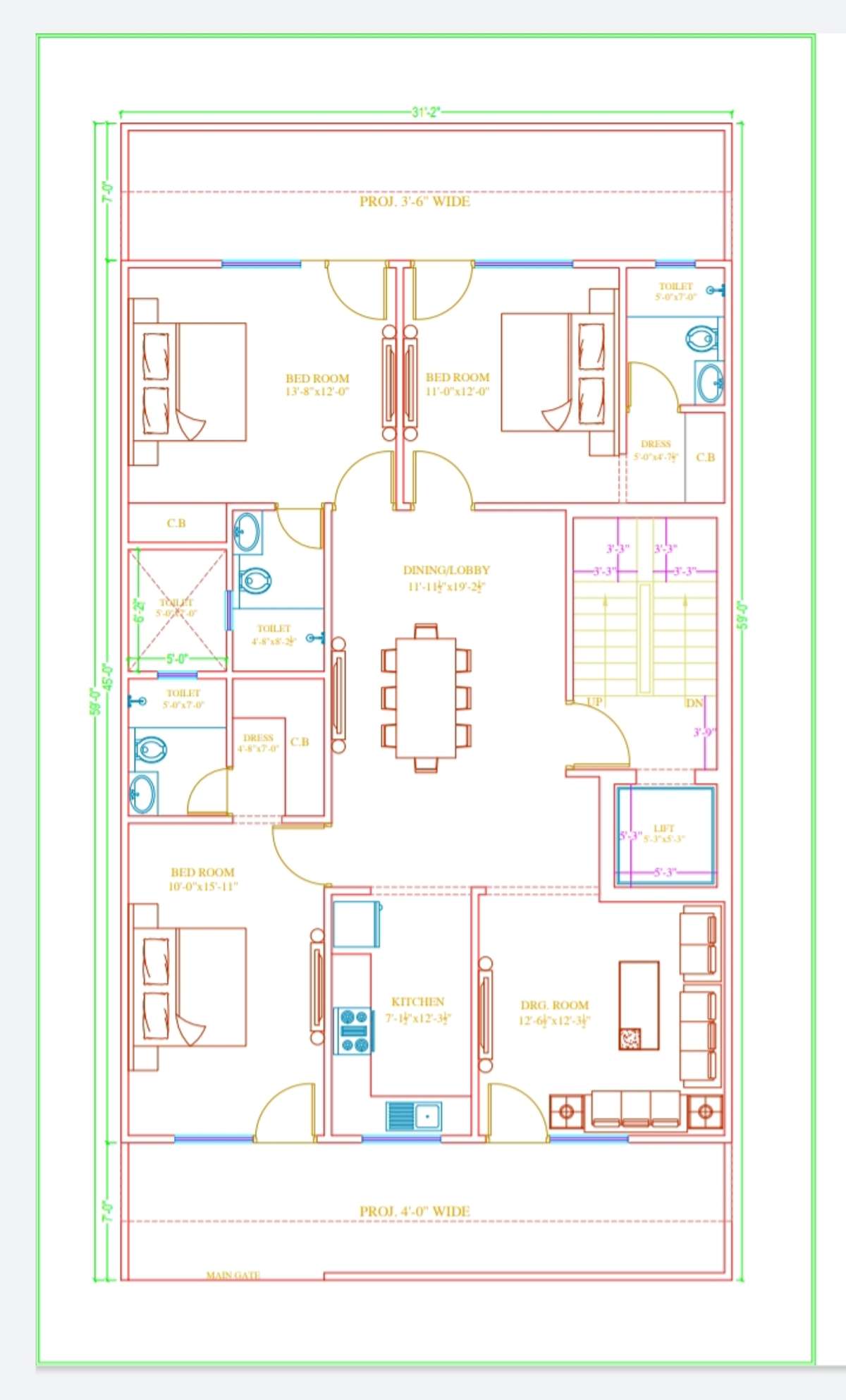 Designs by Civil Engineer Ajay Gupta, Gurugram | Kolo