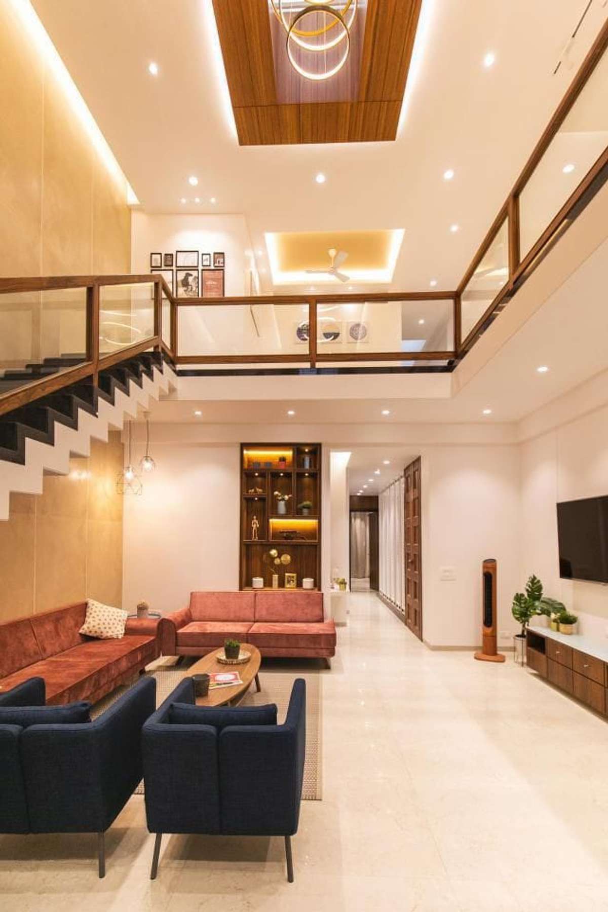 Living, Furniture, Home Decor, Lighting, Staircase Designs by Civil Engineer Reshma U, Kannur | Kolo