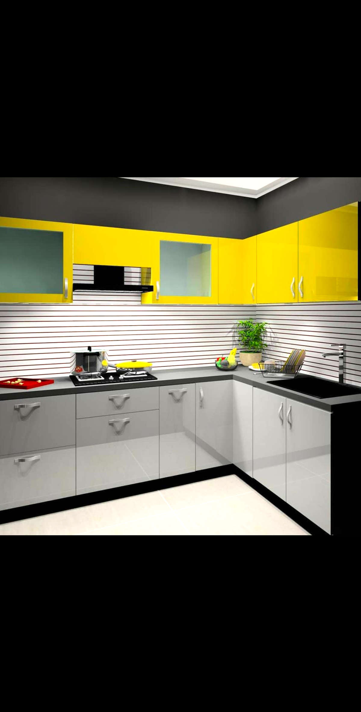 Kitchen, Lighting, Storage Designs by Interior Designer president dusu, Ghaziabad | Kolo
