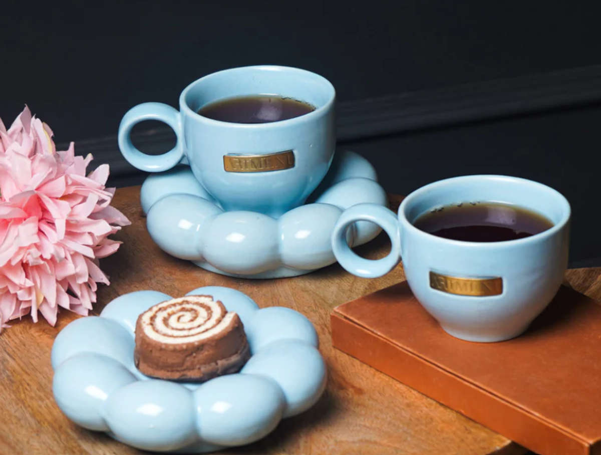 Light up your tea parties with our Sunflower Bloom Cup and Saucer