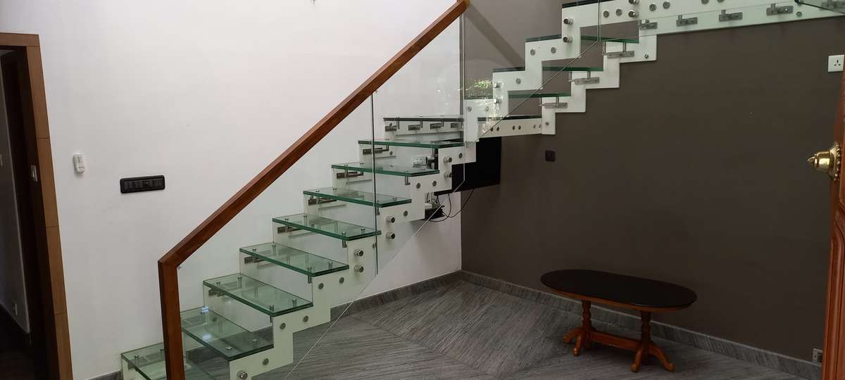Flooring, Staircase Designs by Contractor ajin jose, Kozhikode | Kolo