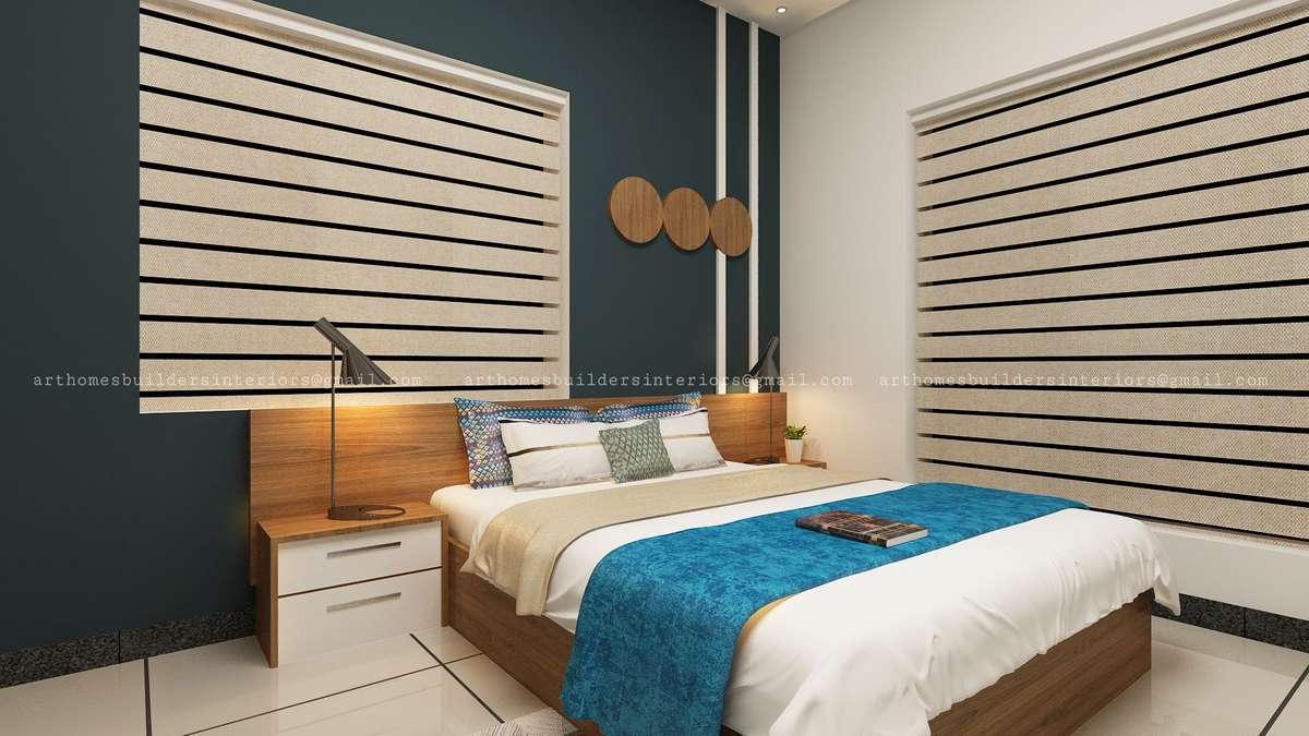 Bedroom, Furniture, Lighting, Storage, Wall Designs by 3D & CAD Anandhu Designs, Thrissur | Kolo