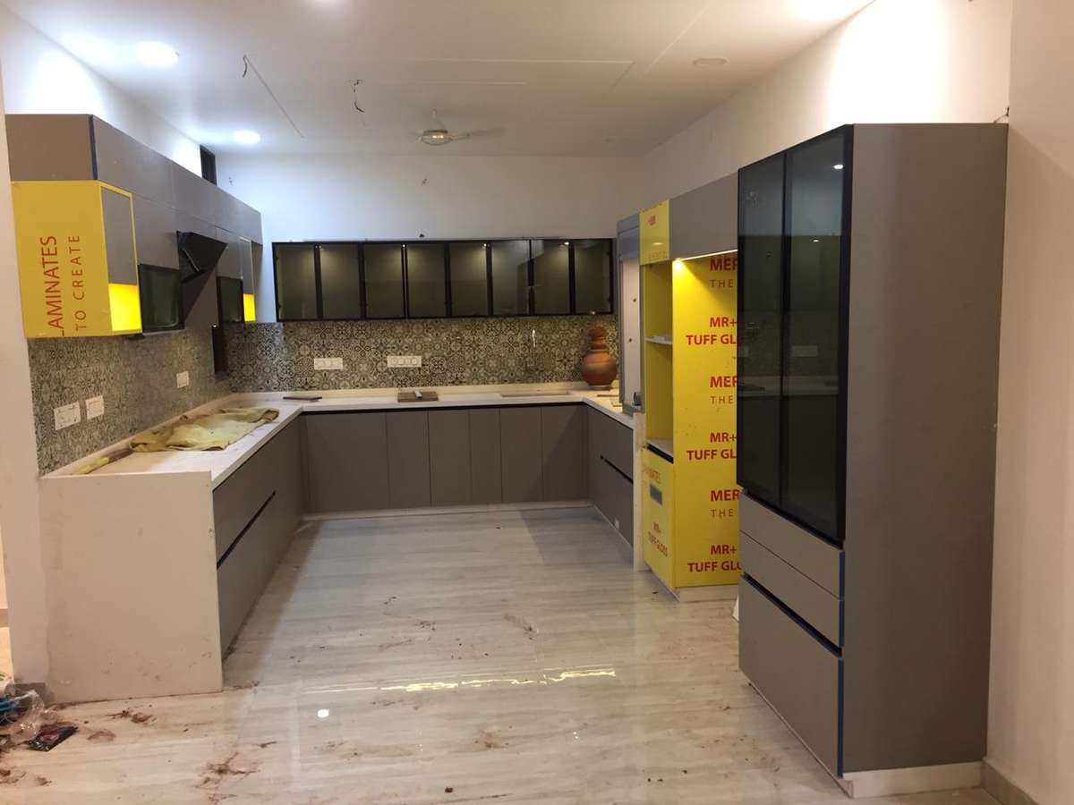 Kitchen, Storage Designs by Contractor Rajendra Tatera, Jaipur | Kolo