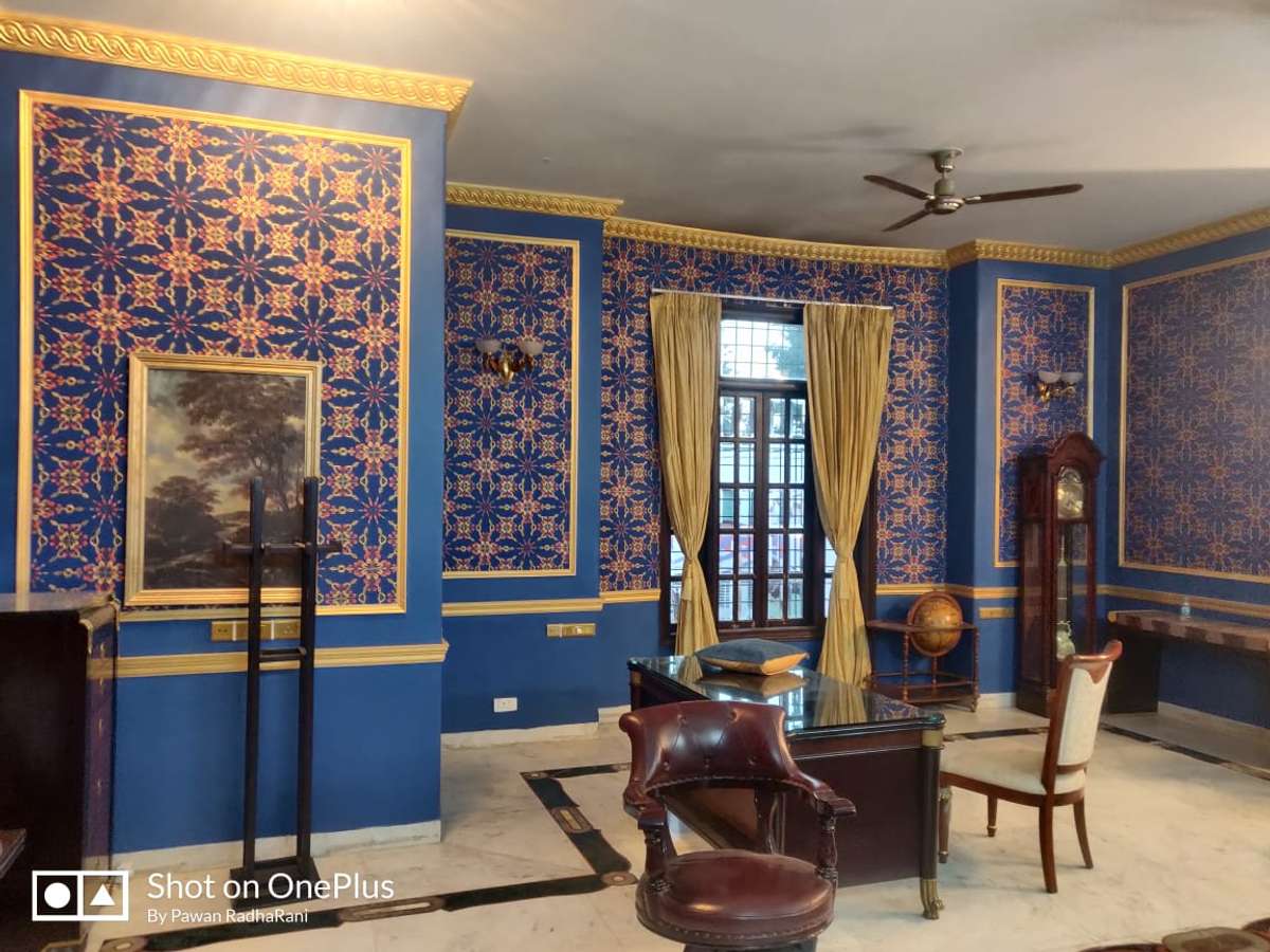 Dining, Furniture, Table, Wall, Window Designs by Building Supplies Radha Rani Wallpaper, Jaipur | Kolo