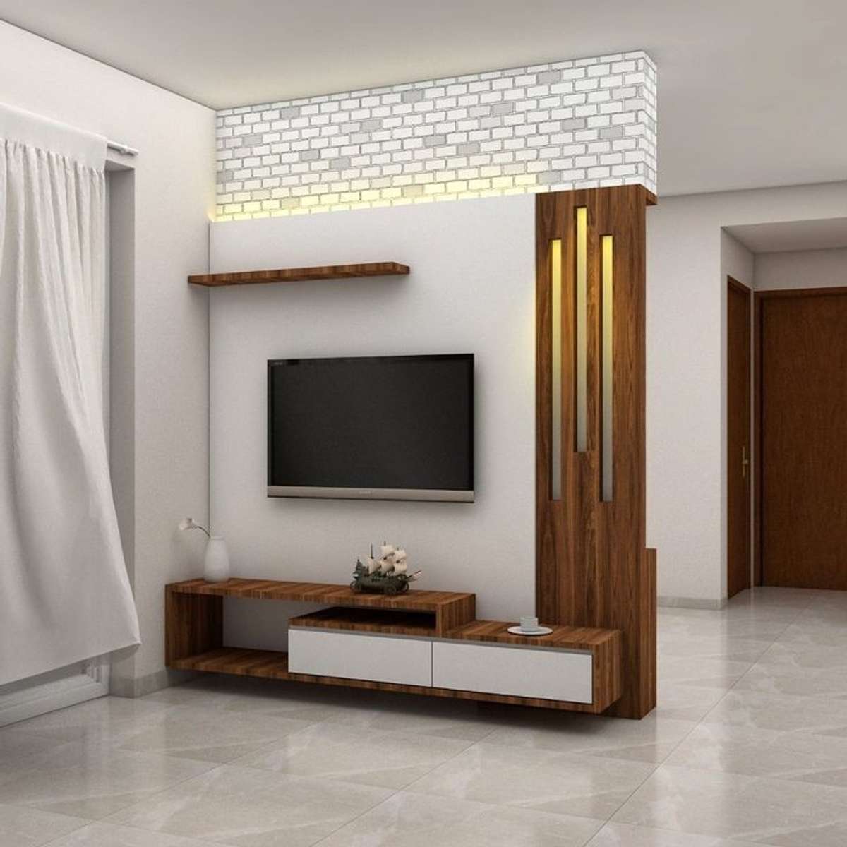 Lighting, Living, Storage Designs by Carpenter Lalchand Sarma, Alwar | Kolo