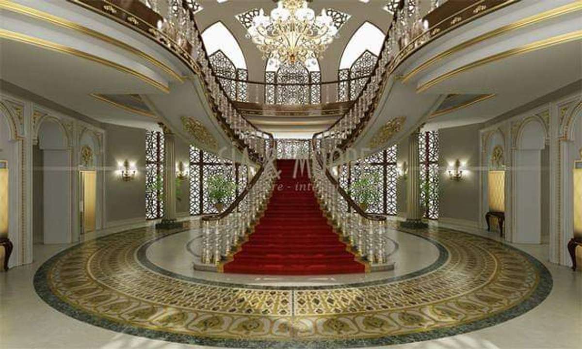 Ceiling, Flooring, Staircase, Lighting Designs by Contractor HA Kottumba, Kasaragod | Kolo