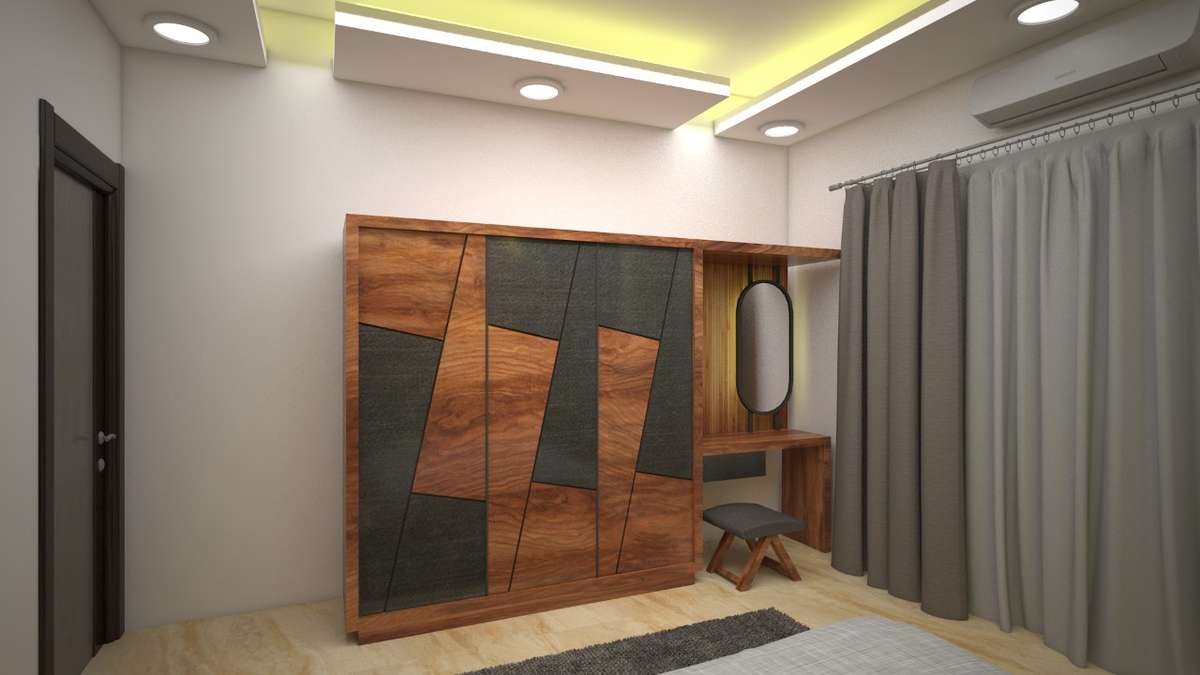 Furniture, Lighting, Storage, Bedroom Designs by Gardening & Landscaping Glaid architecture interiors, Kozhikode | Kolo