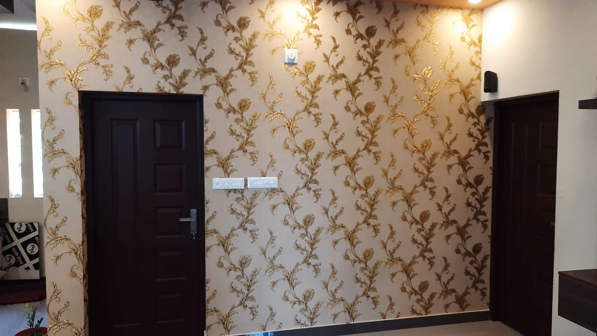 Designs by Building Supplies wallpaper blinds Installation, Thrissur Kolo
