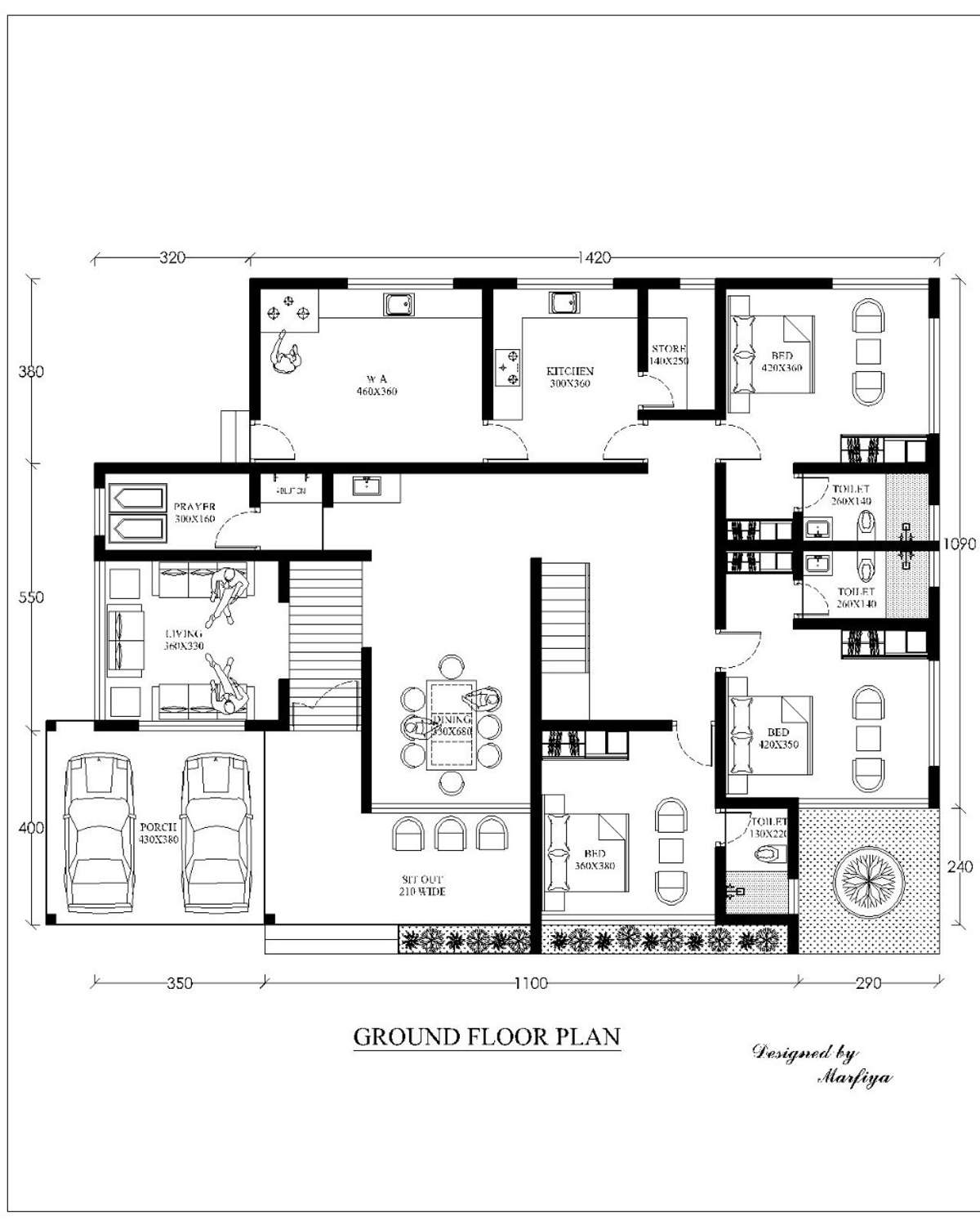 Designs by Civil Engineer marfiya marfi, Malappuram | Kolo