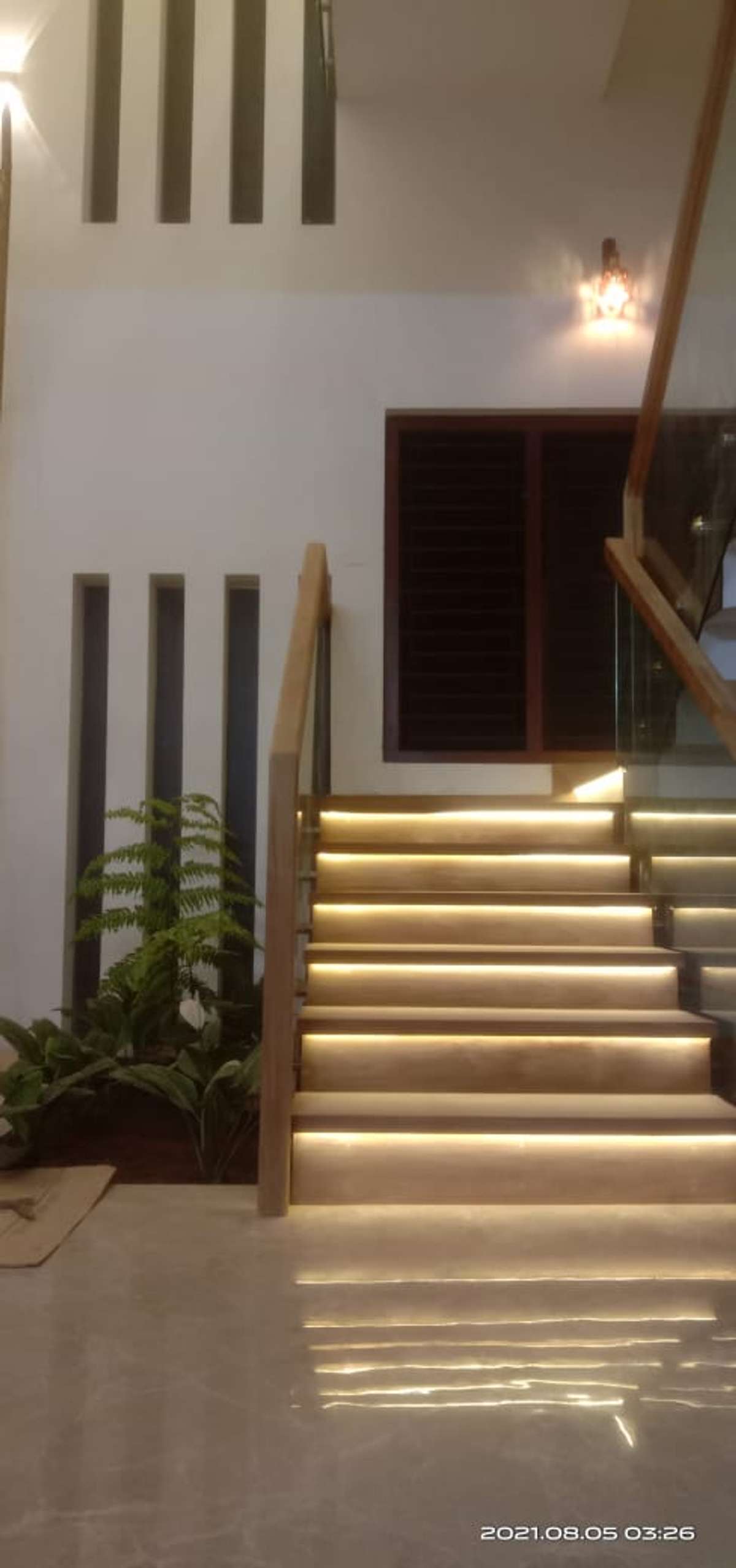 Flooring, Staircase, Lighting, Wall Designs by Painting Works Harshad Harz, Kozhikode | Kolo