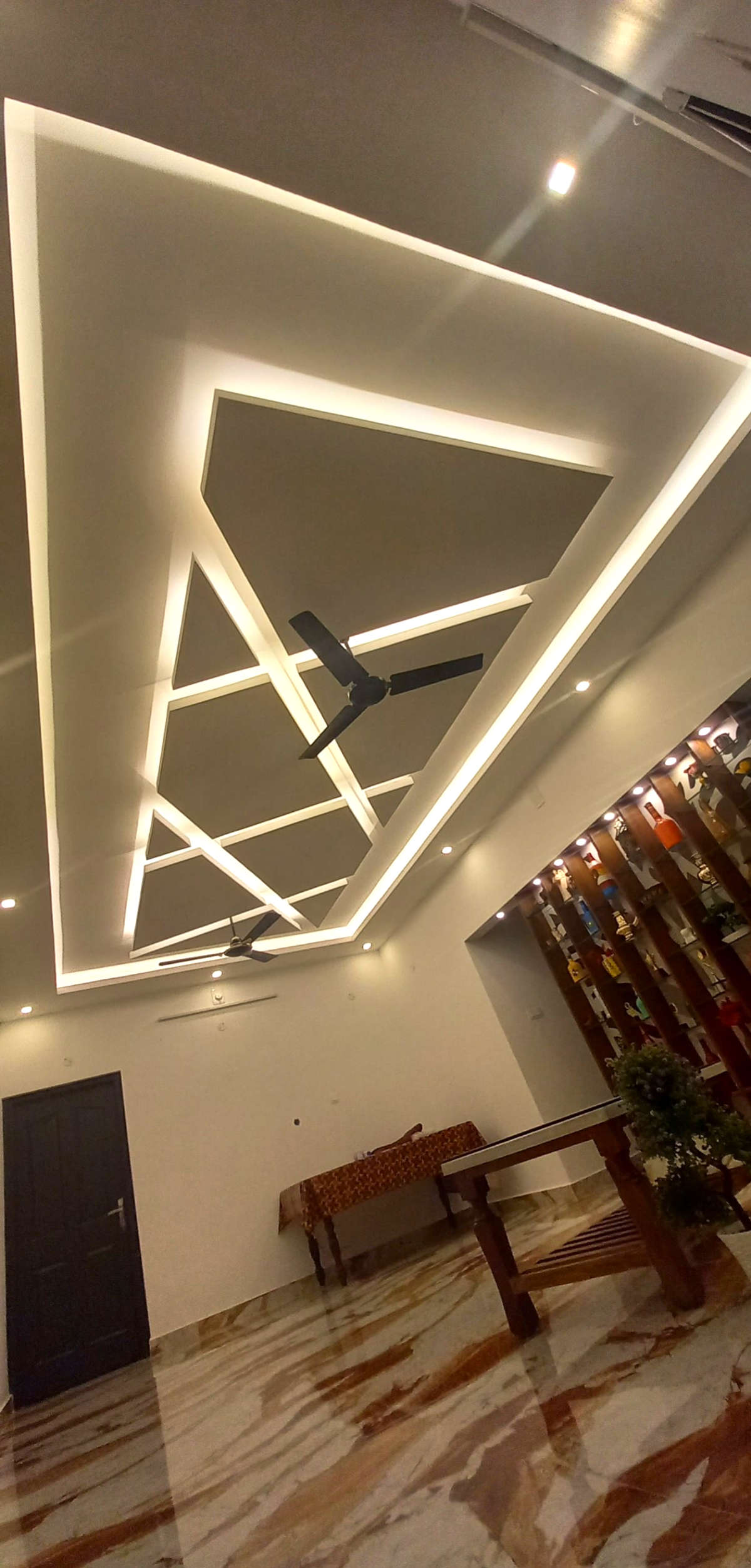 Ceiling, Lighting Designs by Interior Designer Wilfred Emmanuvel, Alappuzha | Kolo