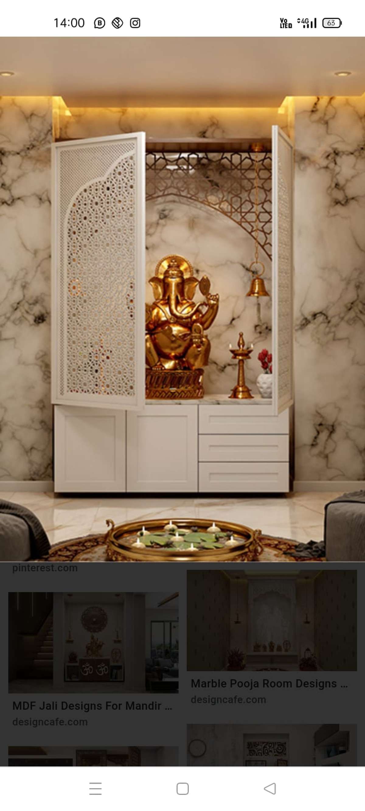 Prayer Room, Storage Designs by Interior Designer Ardor Decor, Gurugram | Kolo