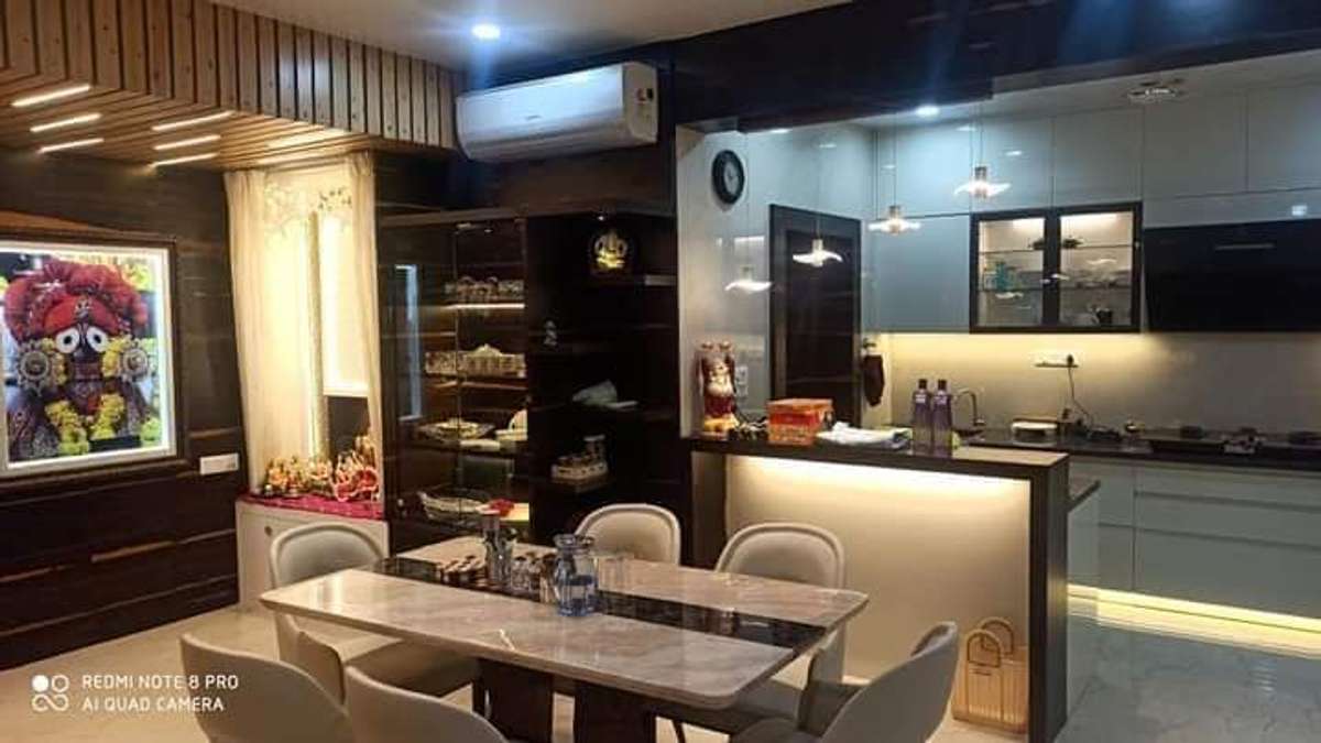 Dining, Furniture, Table, Storage, Kitchen Designs by Electric Works Aamir Khan, Bhopal | Kolo
