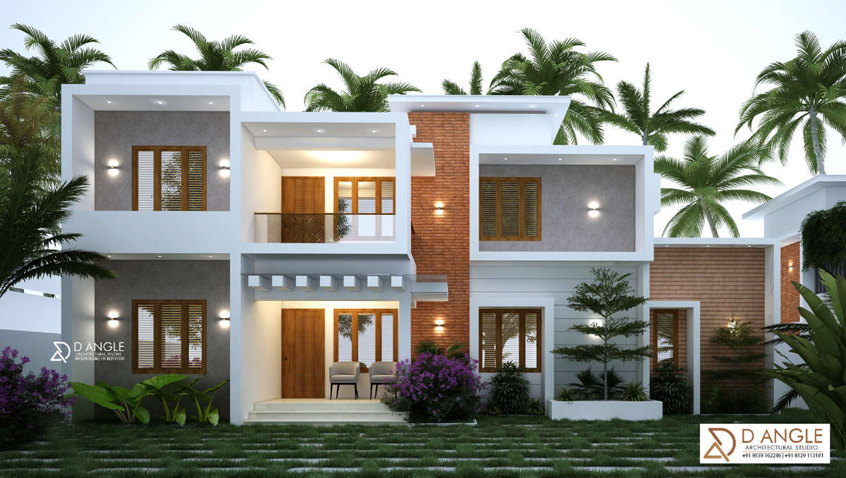 Exterior, Lighting Designs by Architect D Angle, Malappuram | Kolo