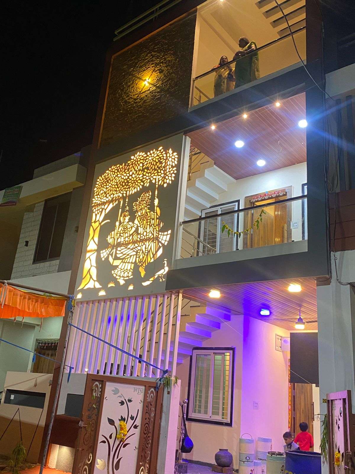 Exterior, Lighting Designs by Architect Veekay Associates, Indore Kolo