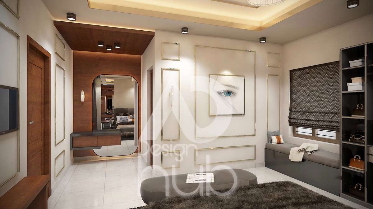 Ceiling, Lighting, Storage Designs by 3D & CAD ad design hub 7677711777, Kannur | Kolo