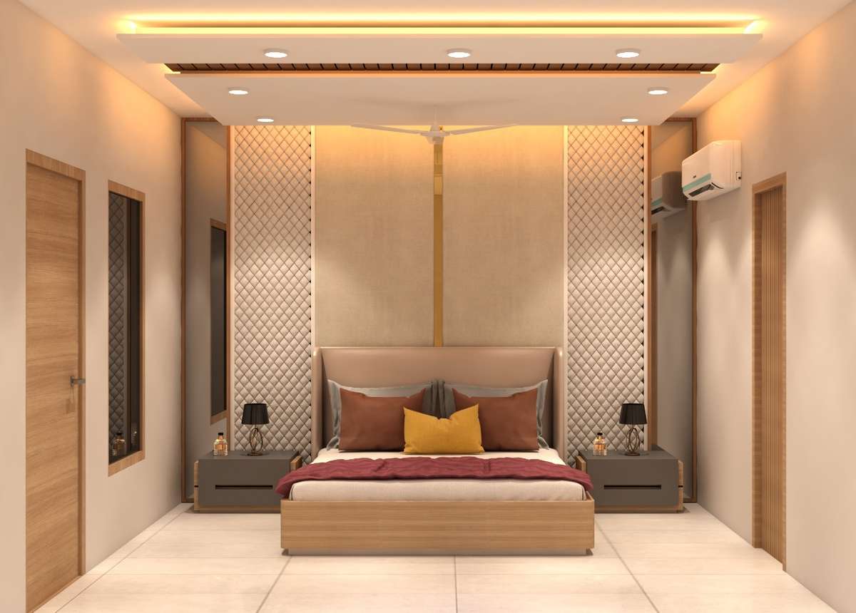 Ceiling, Furniture, Lighting, Storage, Bedroom Designs by Interior Designer Astha jain, Jaipur | Kolo