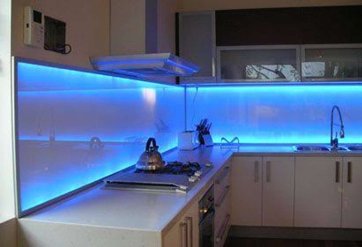 Kitchen, Bathroom Designs by Building Supplies Crystal Glass printing Hub, Alappuzha | Kolo