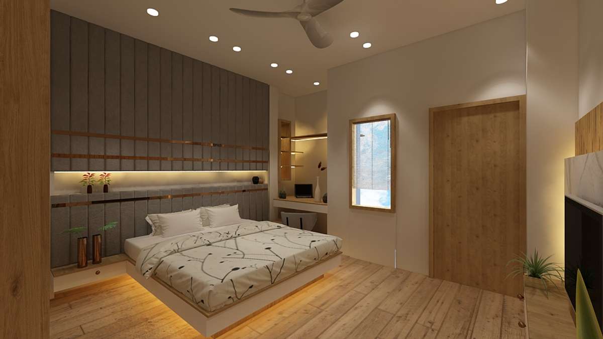 Furniture, Storage, Bedroom, Door, Wall Designs by Interior Designer ID Akansha Bajaj, Indore | Kolo
