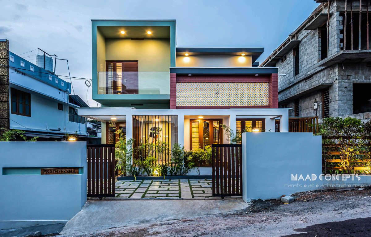 Exterior, Lighting Designs by Architect MAAD Concepts, Ernakulam | Kolo