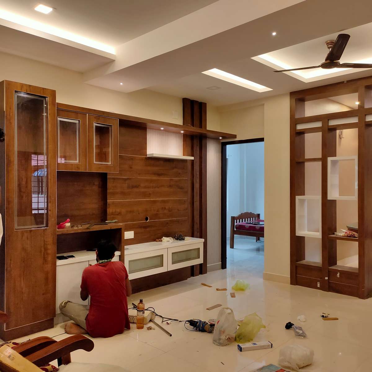 Living, Wall, Lighting Designs by Interior Designer joby joseph, Kottayam | Kolo