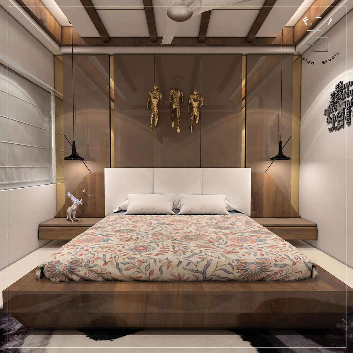 Furniture, Bedroom, Wall, Storage Designs by Interior Designer Id Yogi Jangid, Jaipur | Kolo