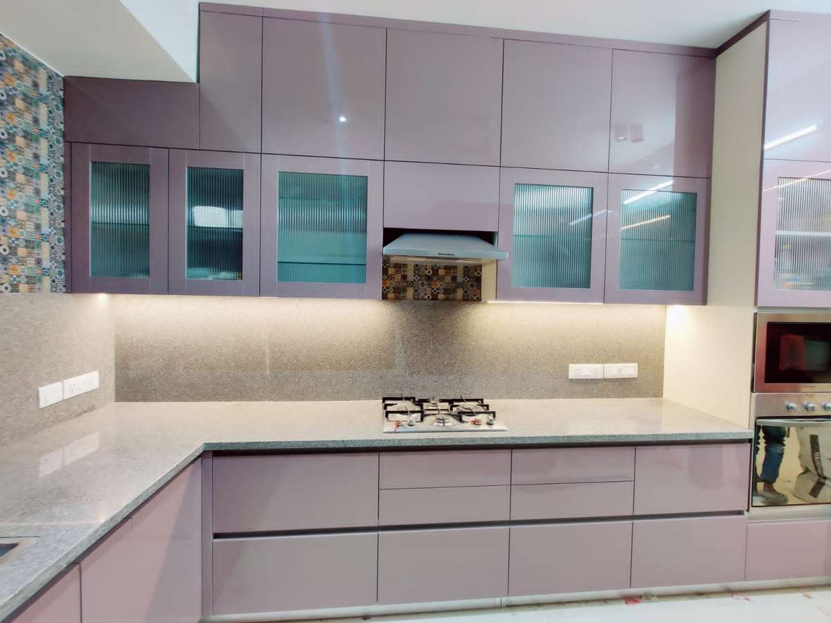 Kitchen, Lighting, Storage Designs by Interior Designer Faheem Ahmed, Delhi | Kolo