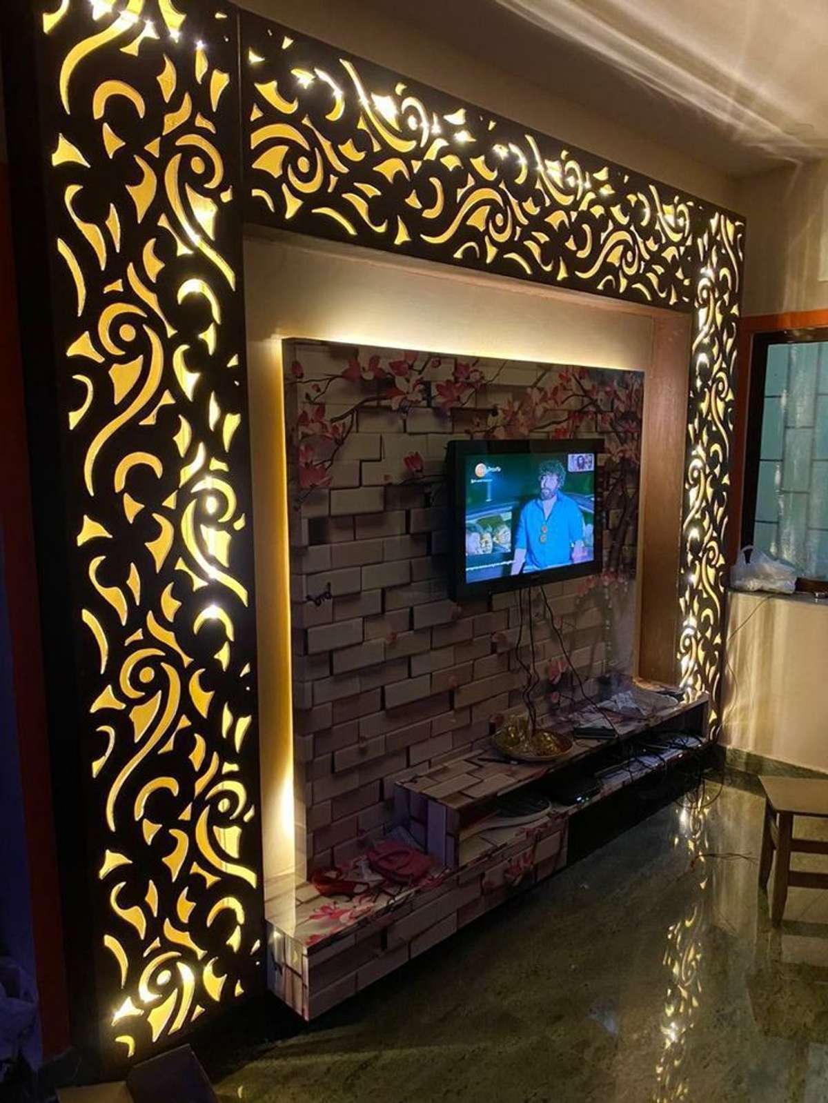 cnc tv unit design