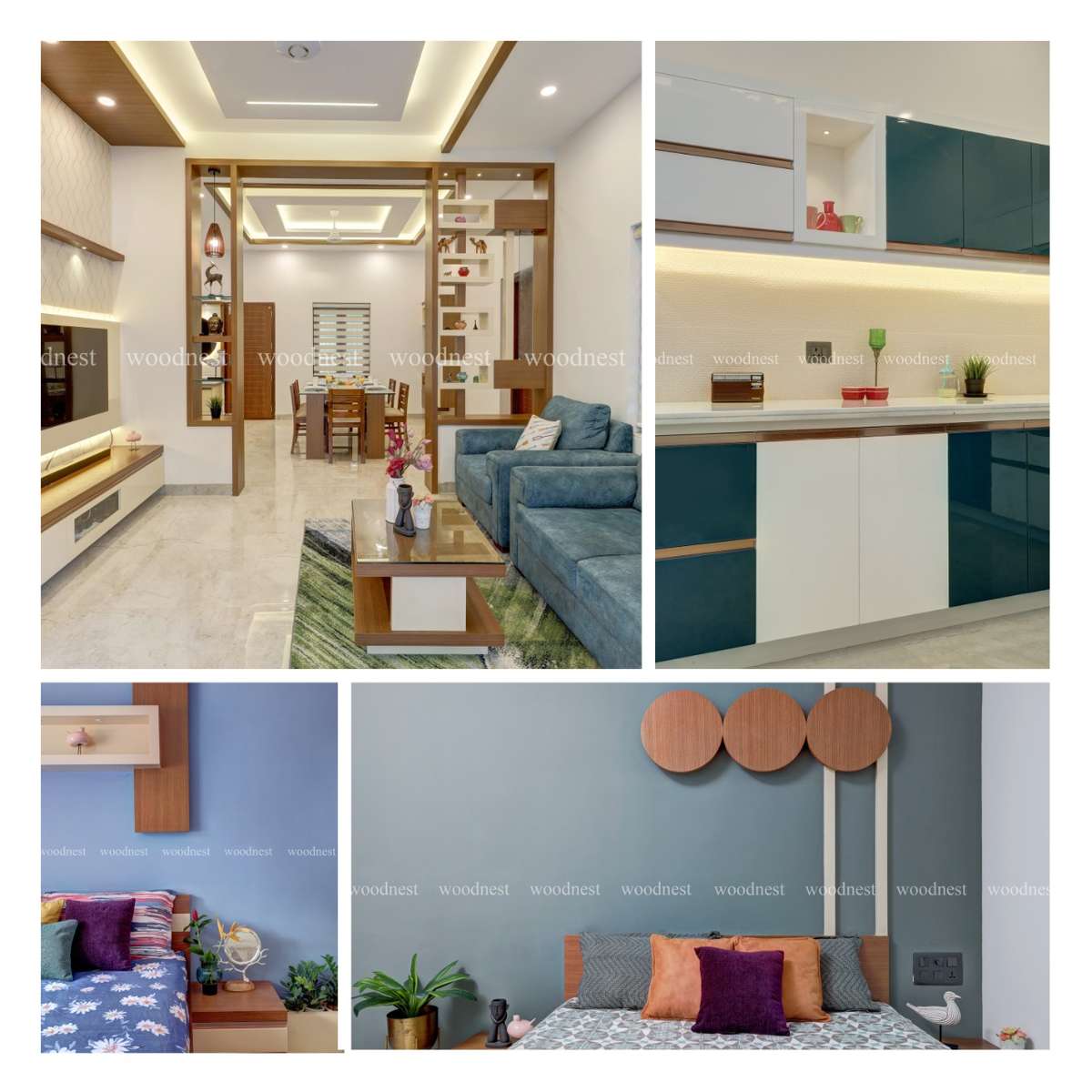 Exterior, Furniture, Storage, Bedroom Designs by Interior Designer Woodnest Developers, Thrissur | Kolo