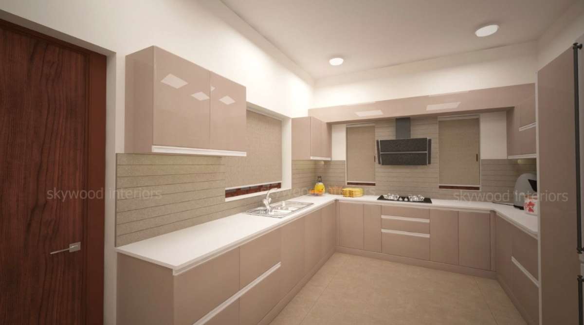 Lighting, Kitchen, Storage Designs by Interior Designer Skywood interiors -Thiruvalla, Pathanamthitta | Kolo