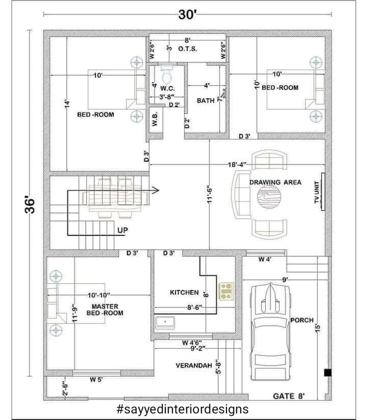 100-gaj-house-design-100-gaj-plot-ka-naksha-100-square-yard-house