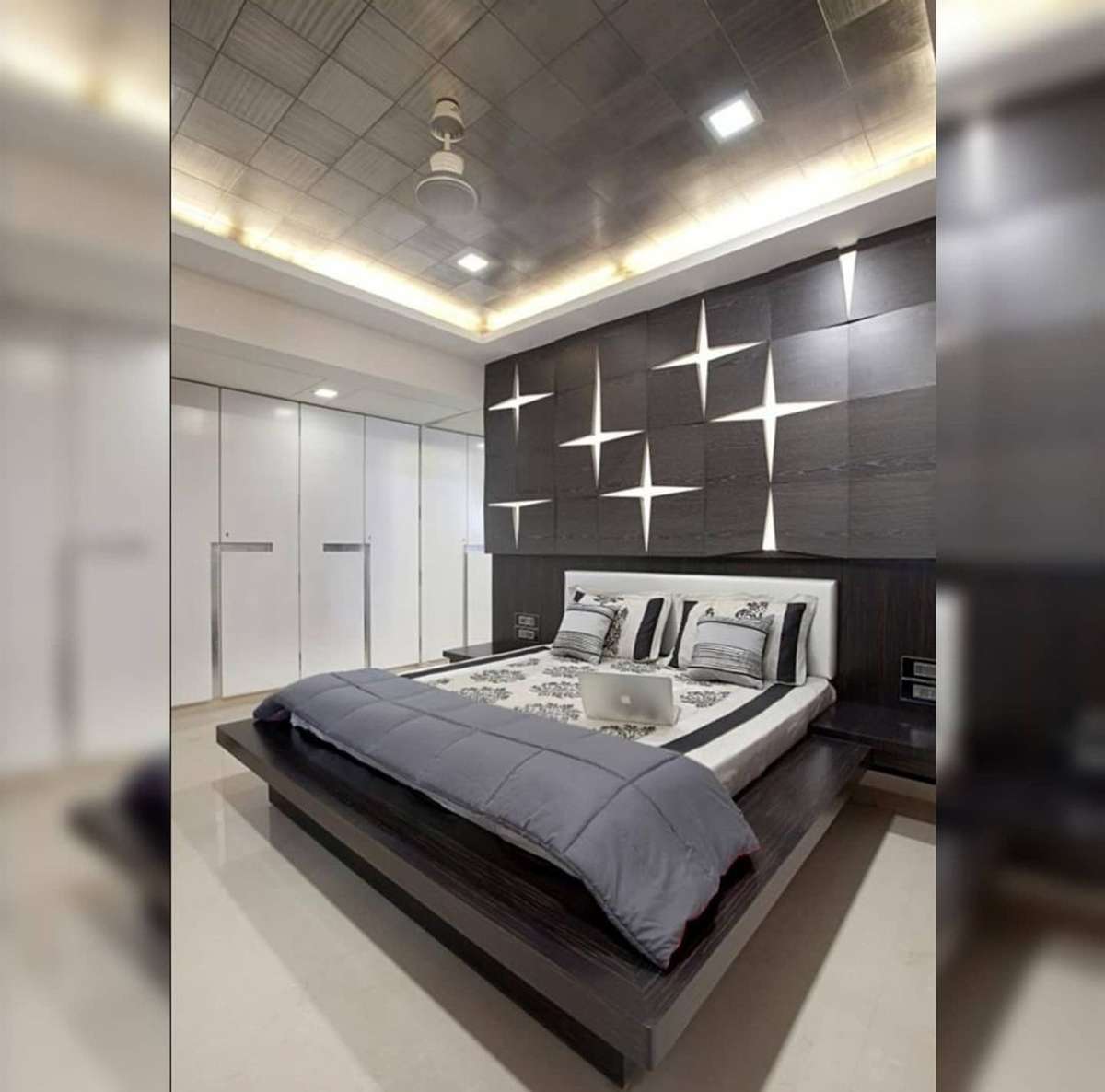 Ceiling, Furniture, Storage, Bedroom, Wall Designs by Interior Designer Dilshad Khan, Bhopal | Kolo