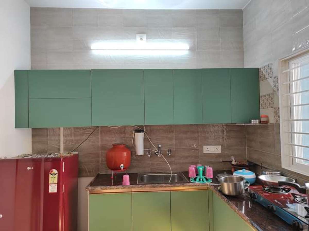 Kitchen, Lighting, Storage Designs by Carpenter Amit Sharma, Delhi | Kolo