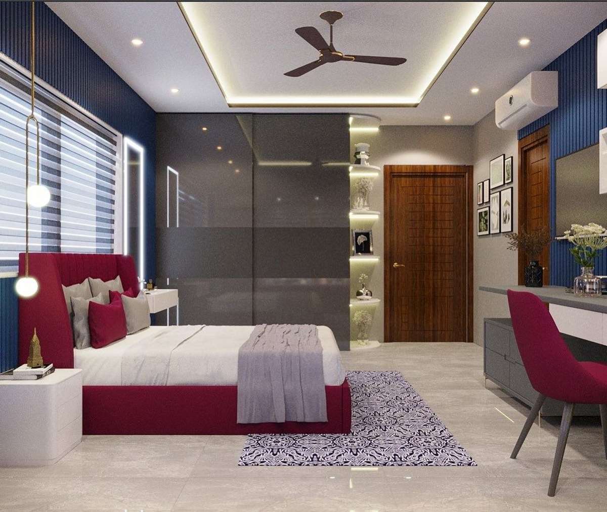 Ceiling, Furniture, Lighting, Storage, Bedroom Designs by Architect VIAVEA DESIGNS - Nikunj Sharma, Delhi | Kolo