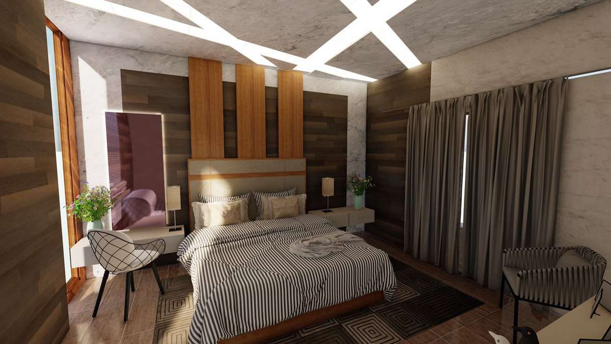 Furniture, Storage, Bedroom, Wall, Ceiling Designs by Architect bihash arshak, Palakkad | Kolo