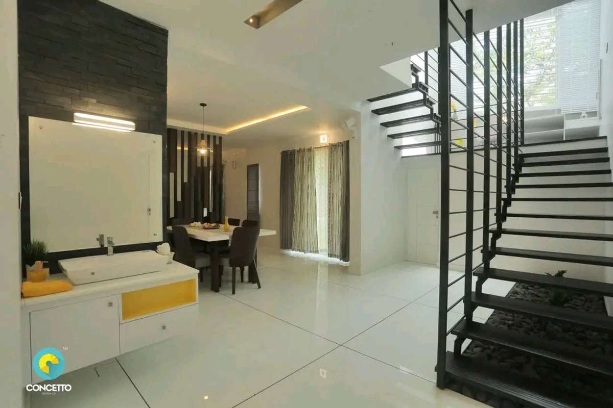 Bathroom, Staircase Designs by Architect Concetto Design Co, Kozhikode | Kolo