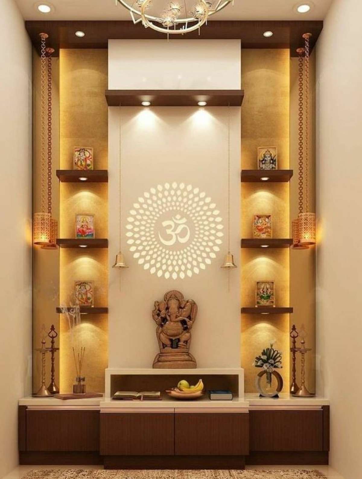 Home Decor, Prayer Room, Lighting, Storage, Window Designs by Carpenter AnglesN Curves, Thiruvananthapuram | Kolo