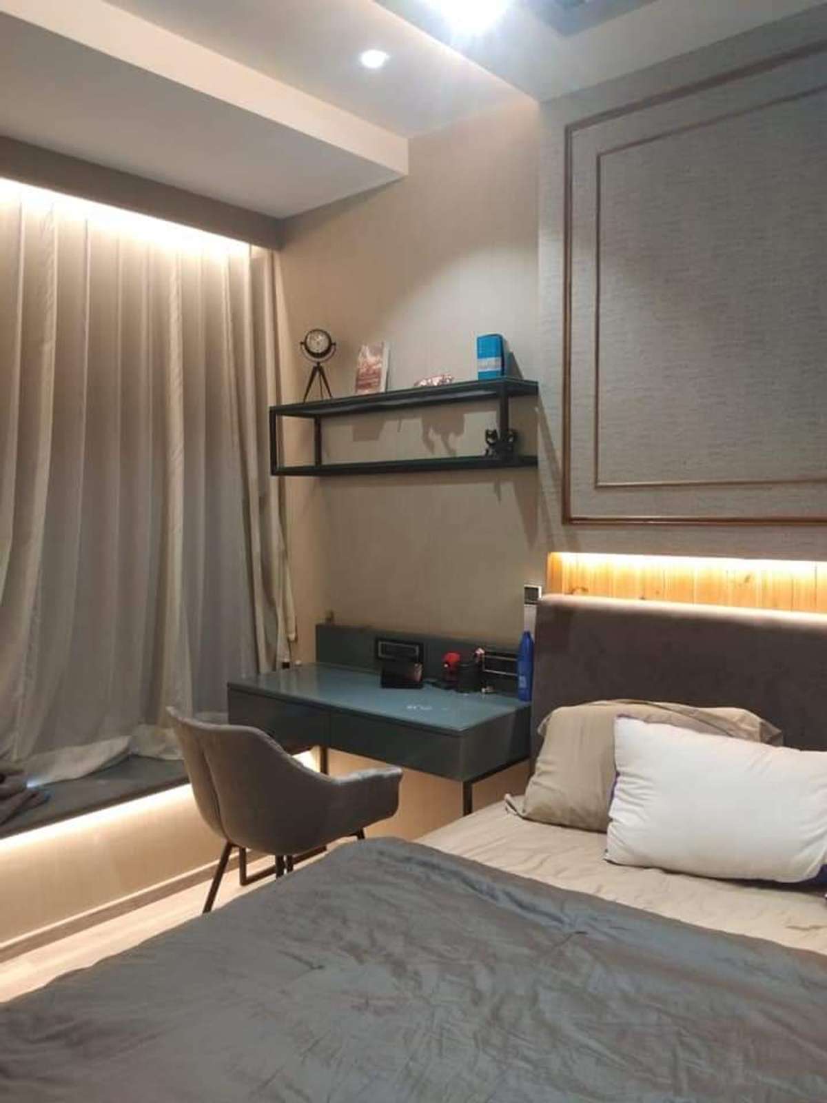 Bedroom, Storage, Furniture Designs by Interior Designer Neha Negi, Delhi | Kolo