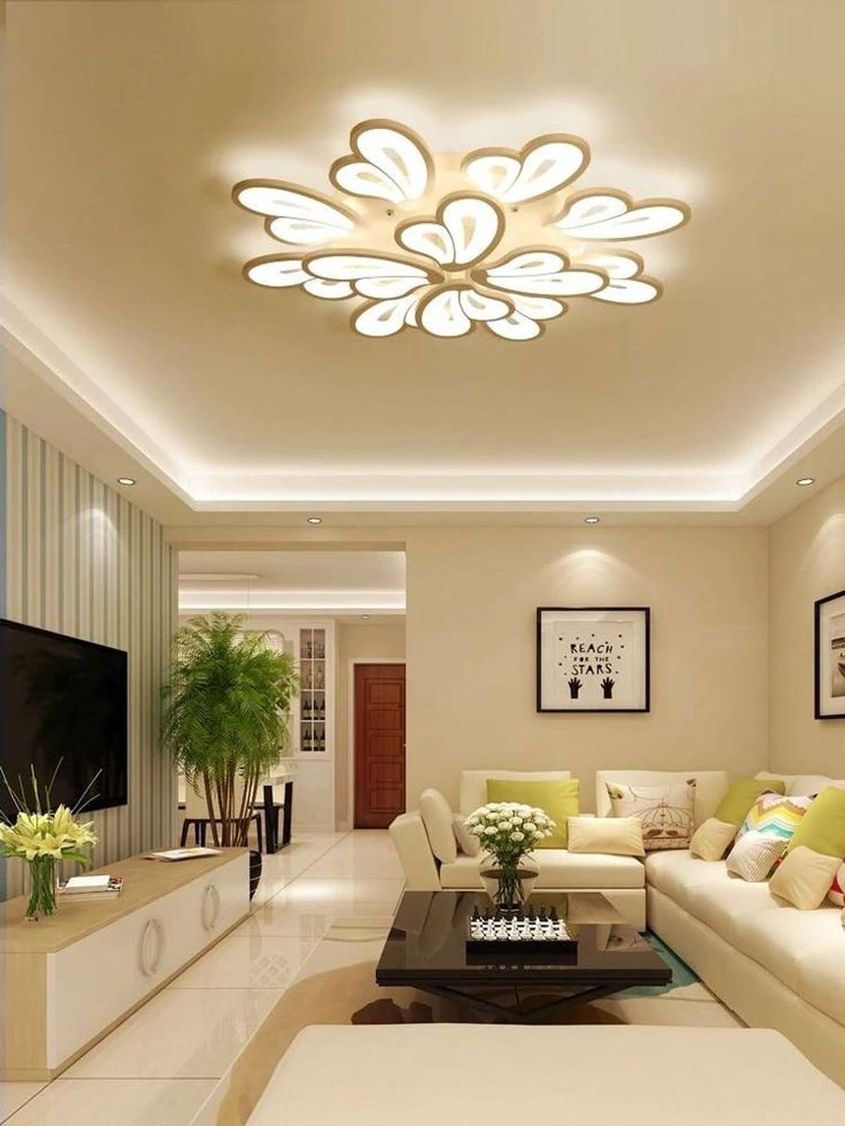 Ceiling, Lighting, Living, Furniture, Table, Storage Designs by Architect Er Manoj Bhati, Jaipur | Kolo
