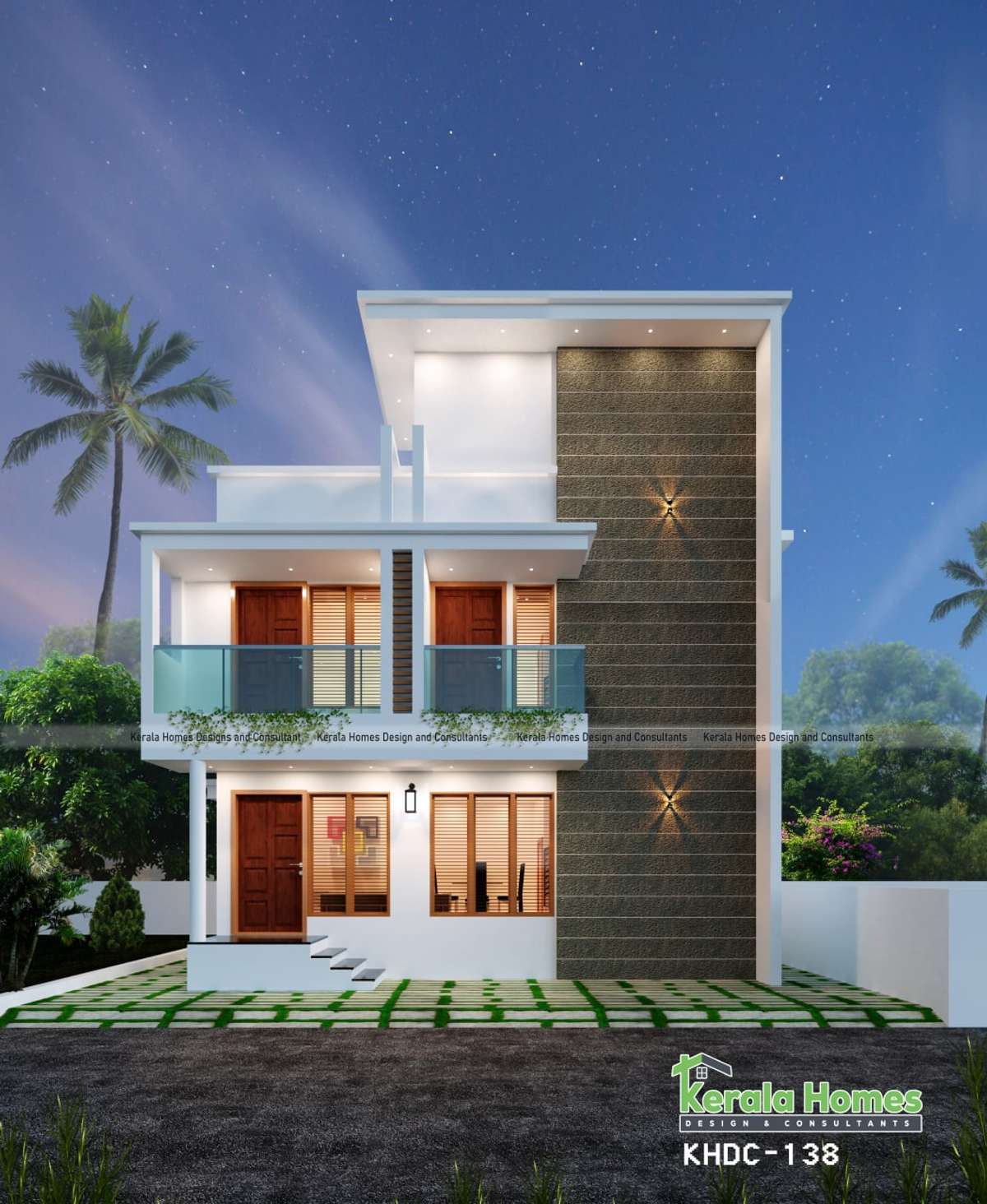 Exterior, Lighting Designs by Architect Jithin Jose, Ernakulam | Kolo
