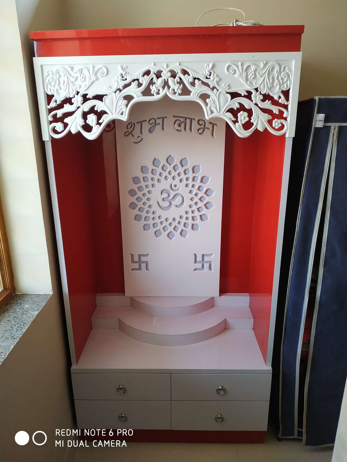 Prayer Room, Storage Designs by Carpenter Jp sahu, Jaipur | Kolo