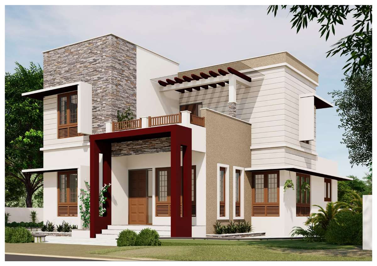 Exterior, Outdoor Designs by Civil Engineer neethu sasidharan, Wayanad | Kolo