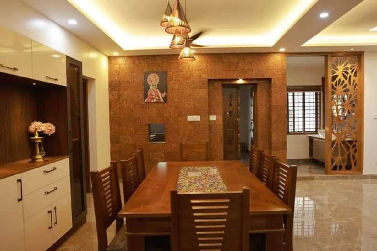 Kitchen, Lighting, Storage Designs by Interior Designer Idealcreativeinteriors pathanamthitta, Pathanamthitta | Kolo