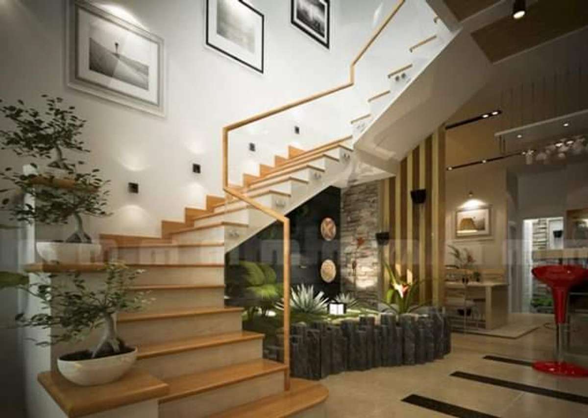 Staircase, Flooring Designs by Carpenter hindi bala carpenter, Kannur | Kolo