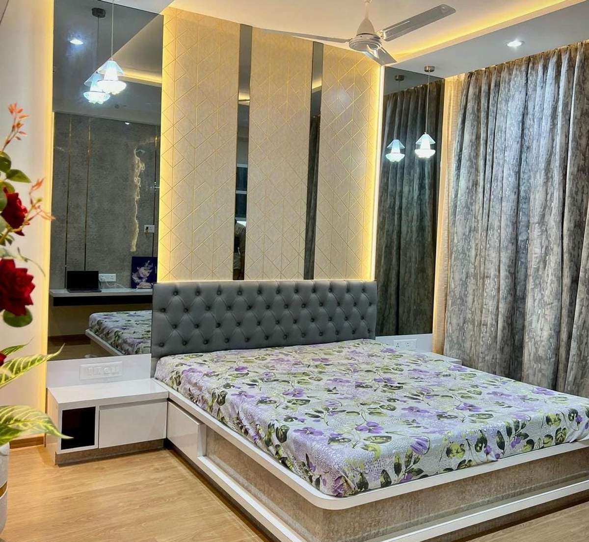 Furniture, Storage, Bedroom, Wall Designs by Contractor Suhail S, Delhi | Kolo