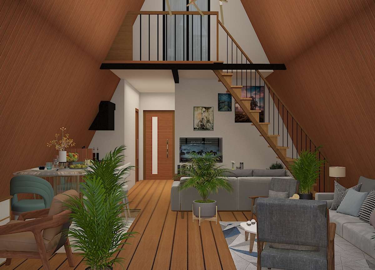Living, Furniture, Staircase, Table Designs by 3D & CAD sainul abid, Malappuram | Kolo
