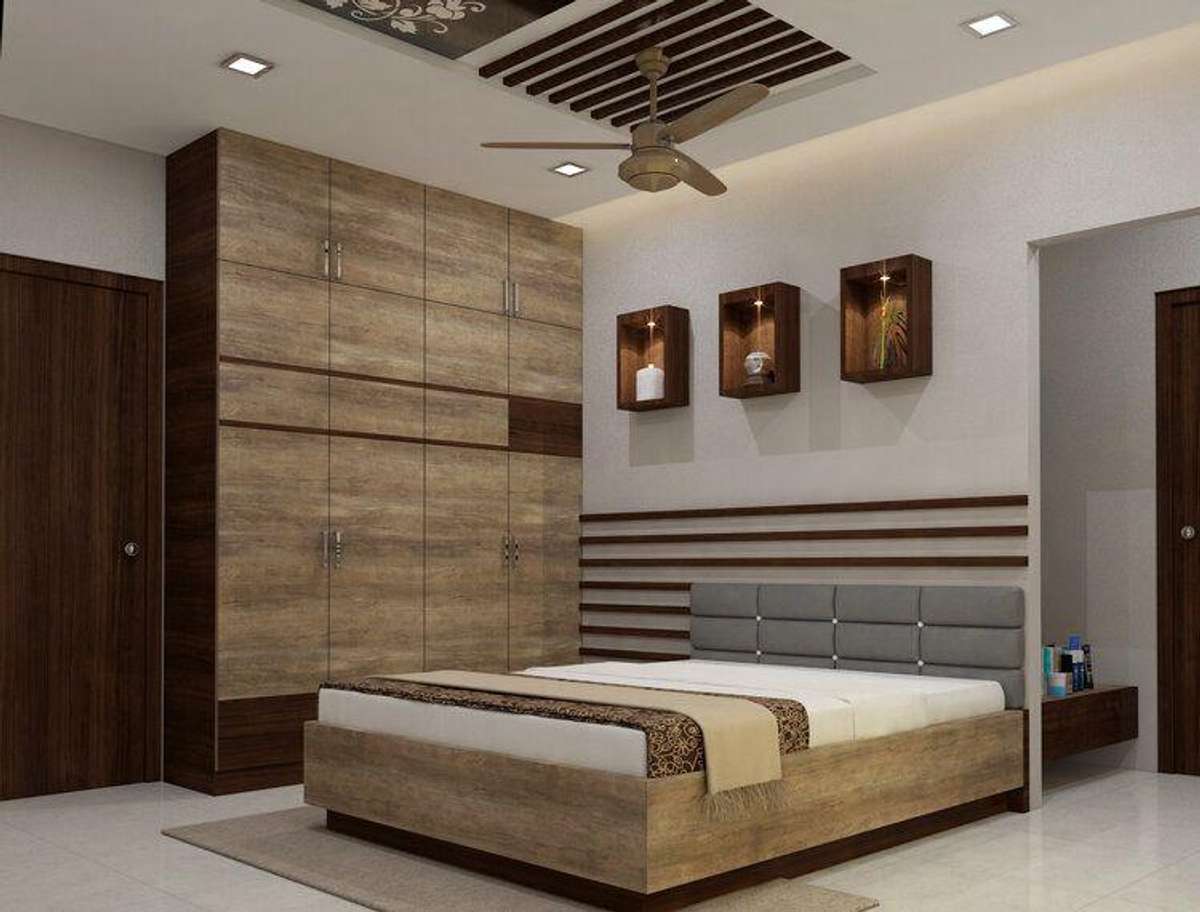 Ceiling, Furniture, Storage, Bedroom, Wall Designs by Architect Er Manoj Bhati, Jaipur | Kolo