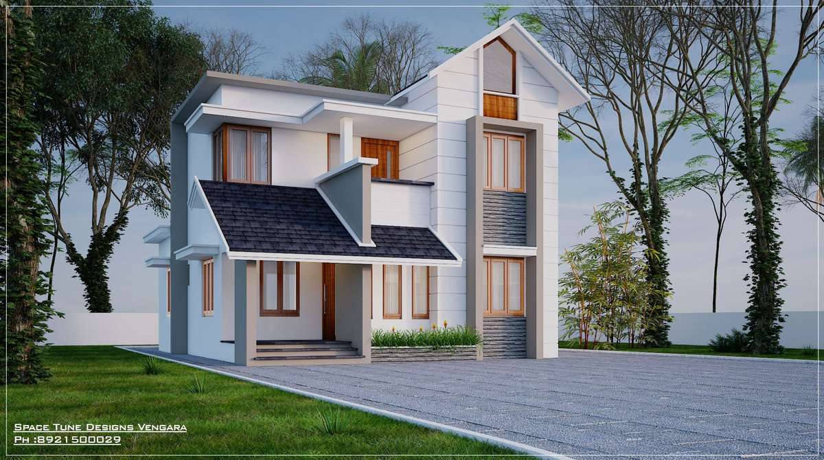 Exterior, Outdoor Designs by Interior Designer anvar sadath, Malappuram | Kolo